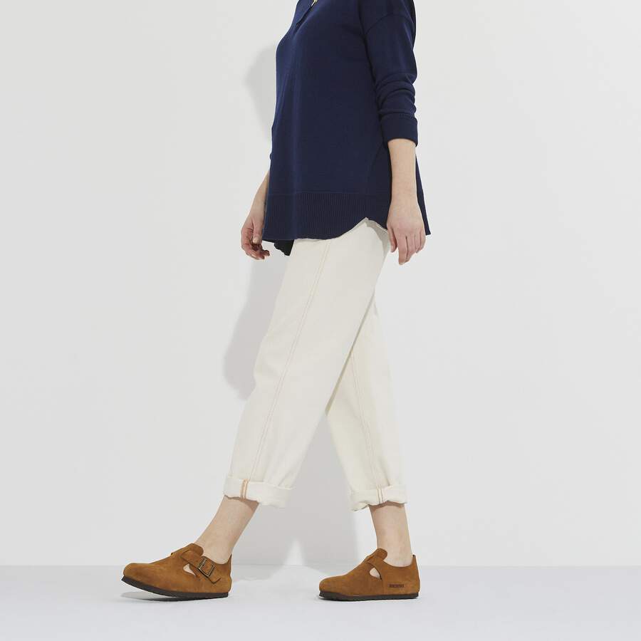 London Suede Leather - Mink