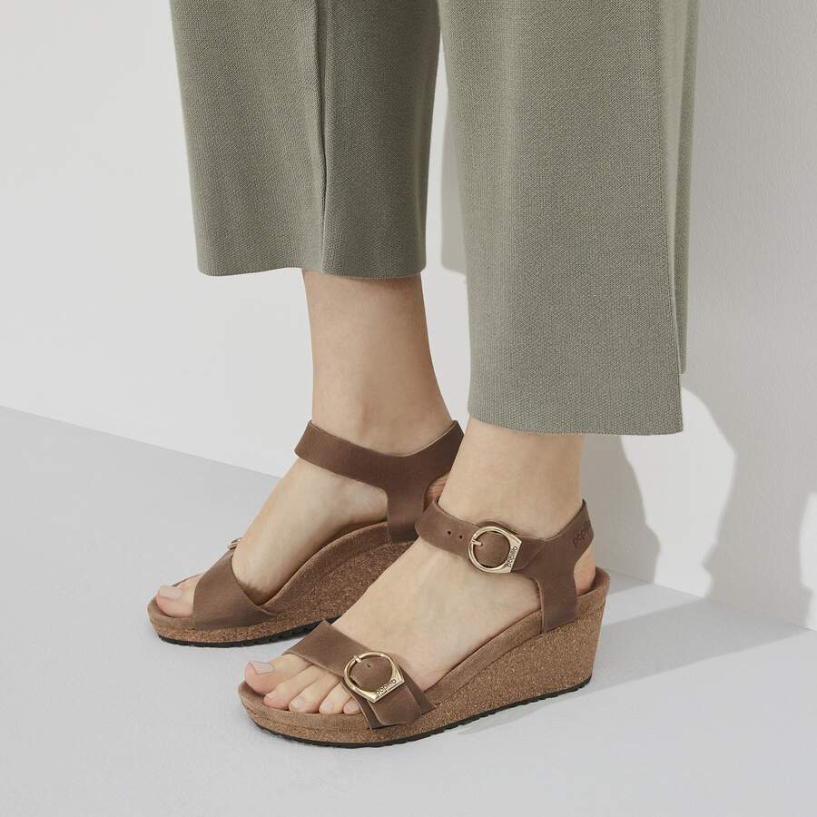 Soley Ring-Buckle Natural Leather - Cognac