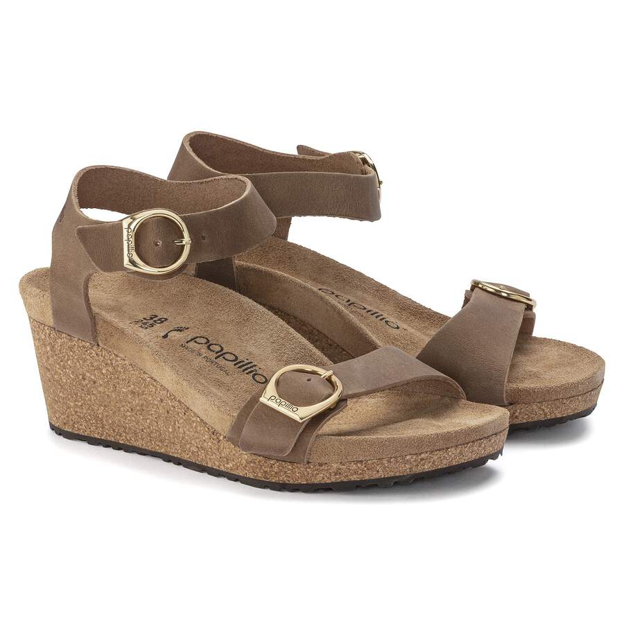 Soley Ring-Buckle Natural Leather - Cognac