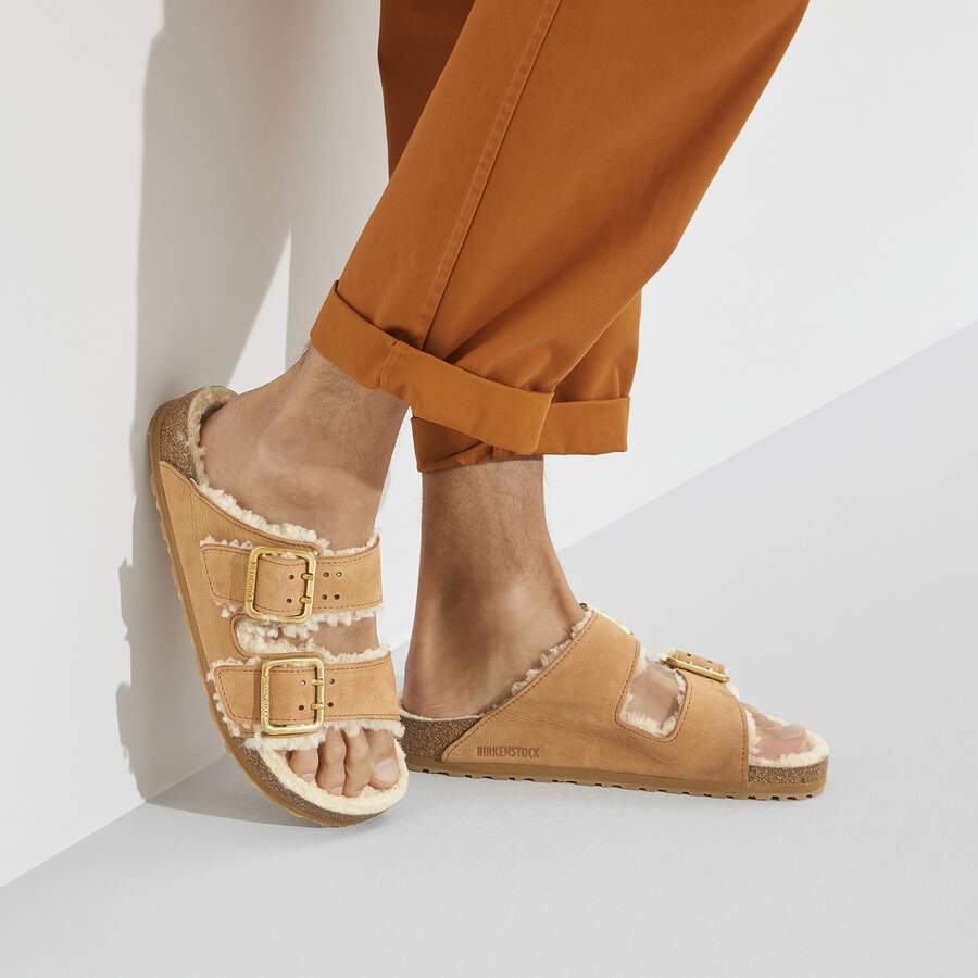 Arizona Bold Shearling Natural Leather - Cognac