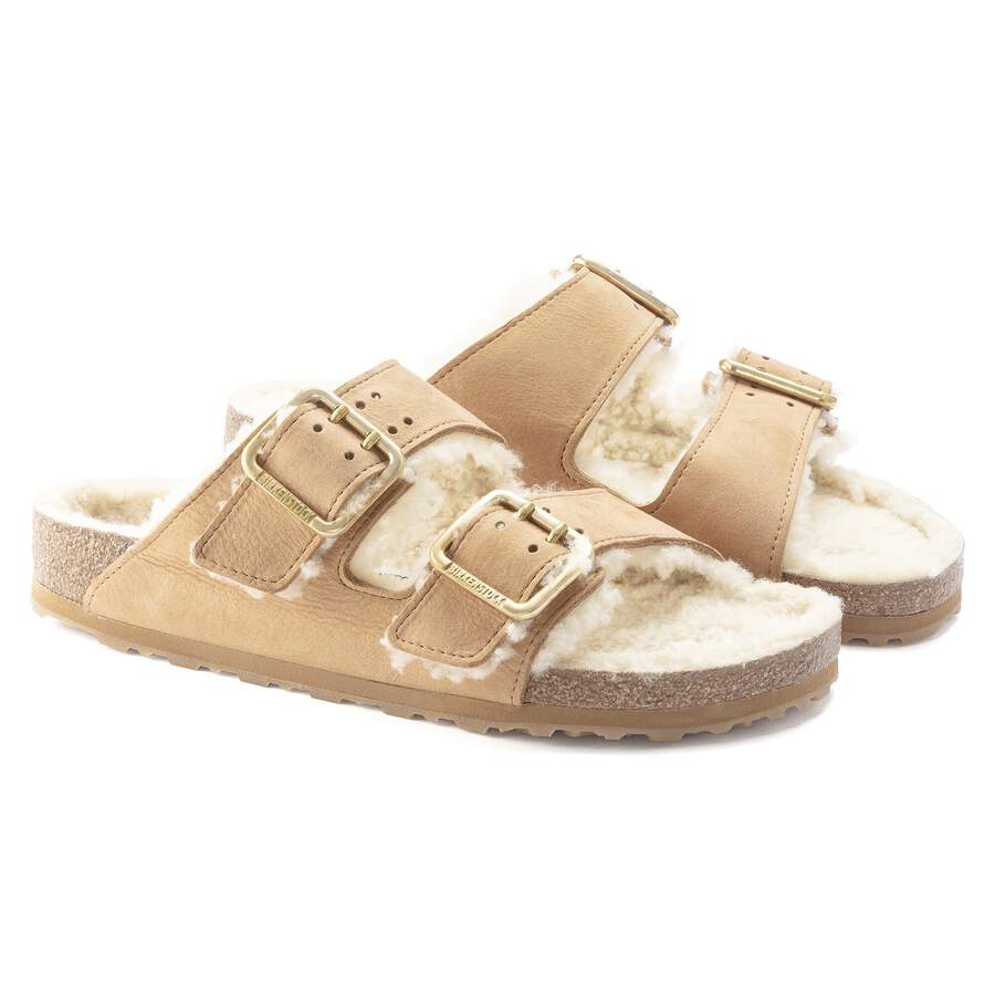 Arizona Bold Shearling Natural Leather - Cognac