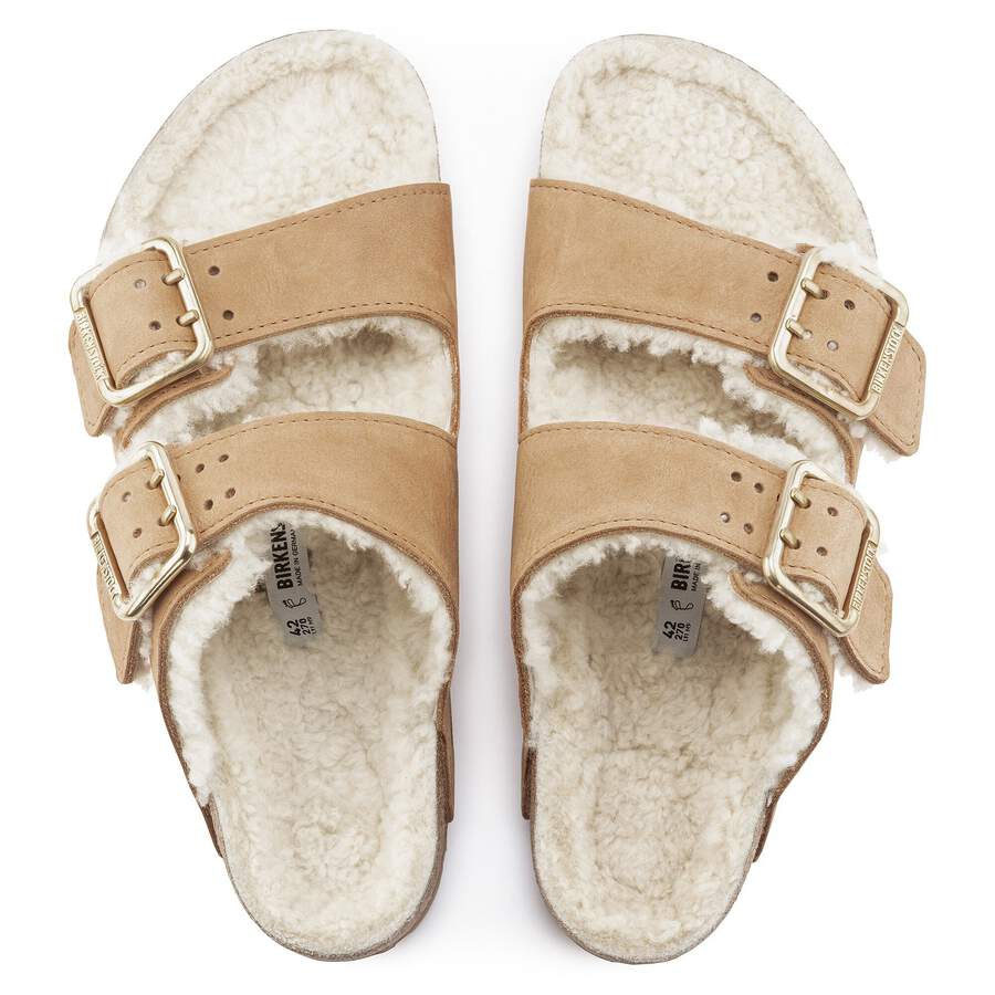 Arizona Bold Shearling Natural Leather - Cognac