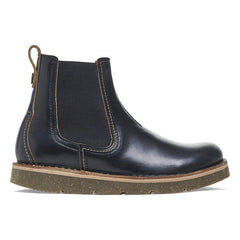 Birmingham Slip On Women Natural Leather Oiled - Black