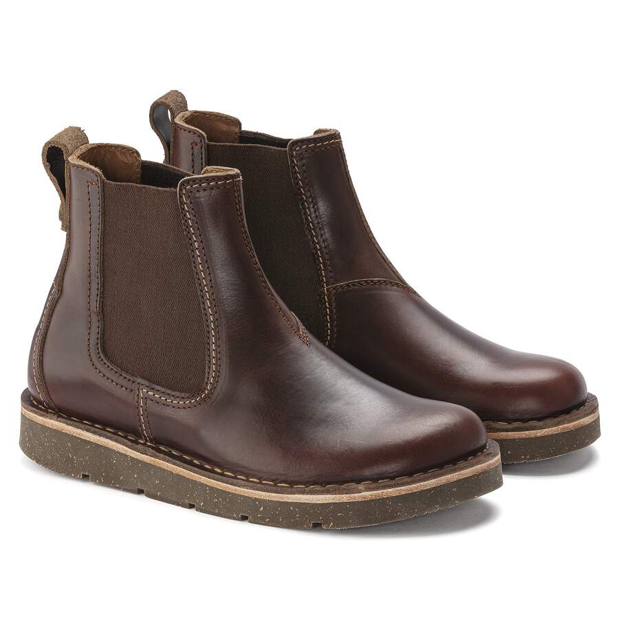 Birmingham Slip On Men Natural Leather Oiled - Roast