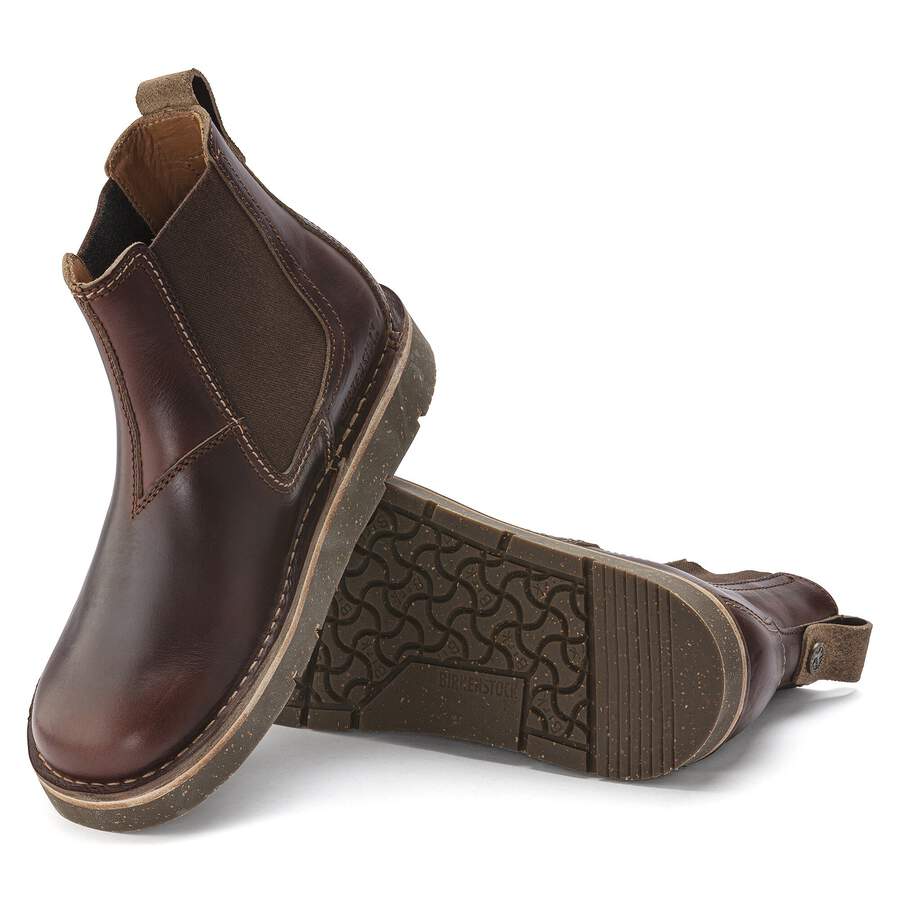 Birmingham Slip On Men Natural Leather Oiled - Roast
