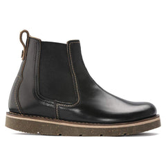 Birmingham Slip On Men Natural Leather Oiled - Black