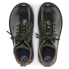 Birmingham Lace Men Natural Leather Oiled - Black