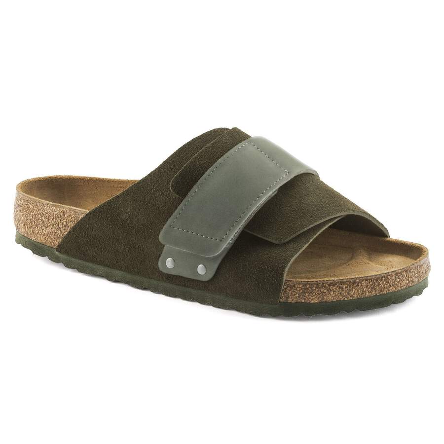 Kyoto Suede Leather - Thyme