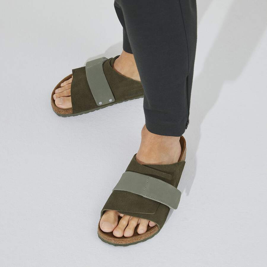 Kyoto Suede Leather - Thyme