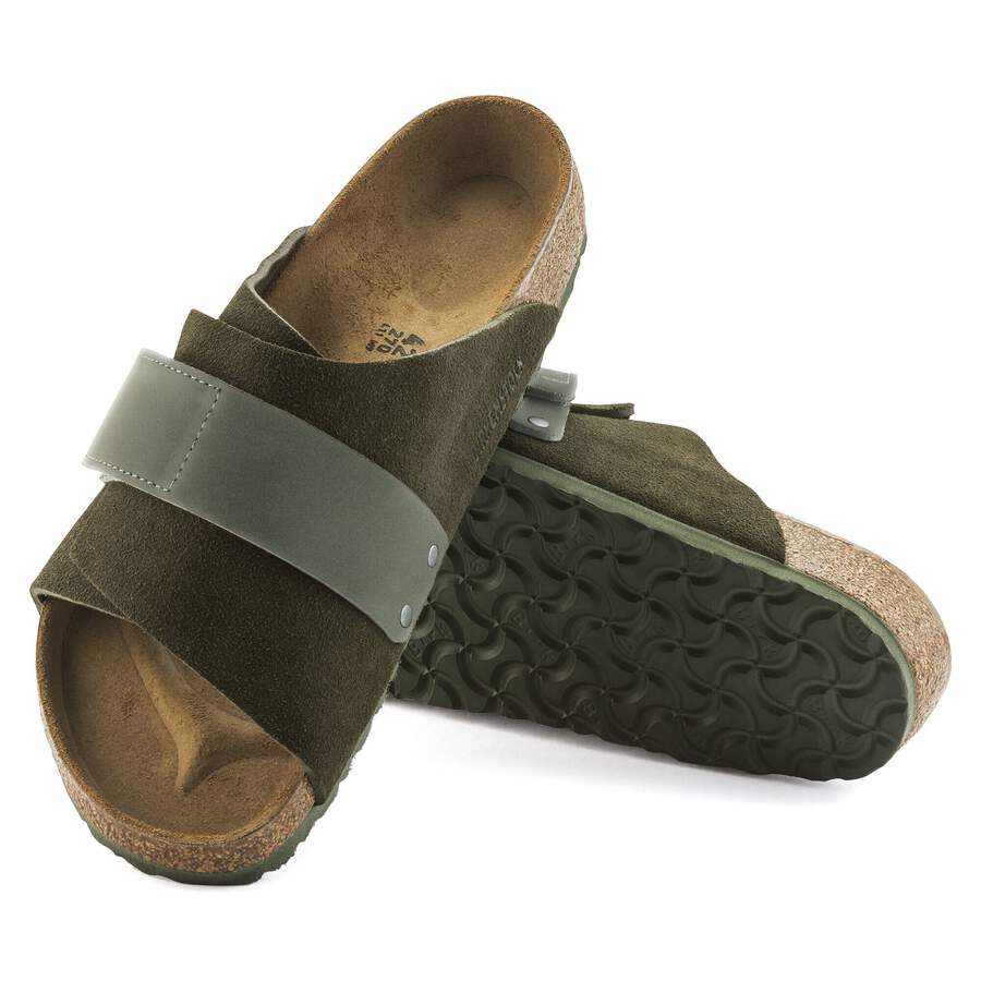 Kyoto Suede Leather - Thyme