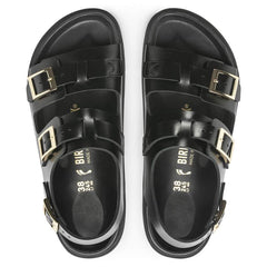 Cannes Natural Leather - Black