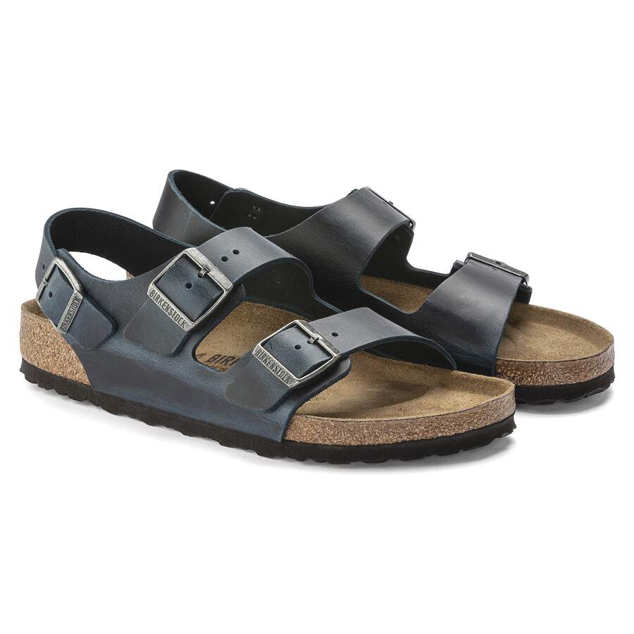 Milano Natural Leather Oiled - Insignia Blue
