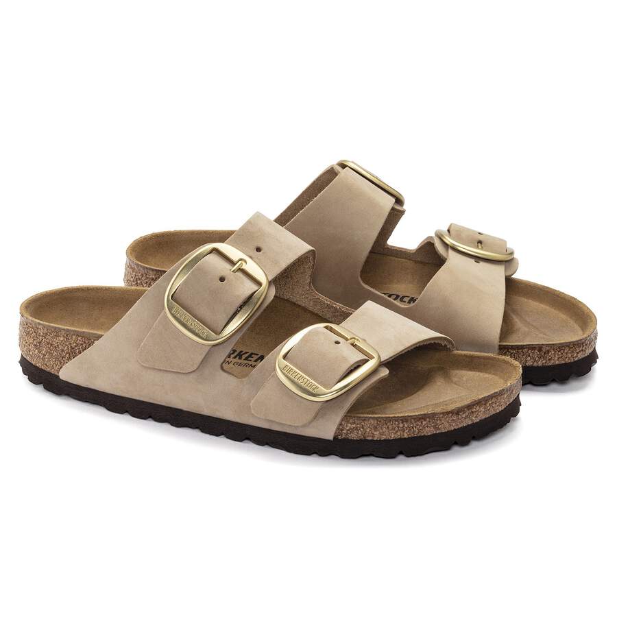 Arizona Big Buckle Nubuck Leather - Sandcastle