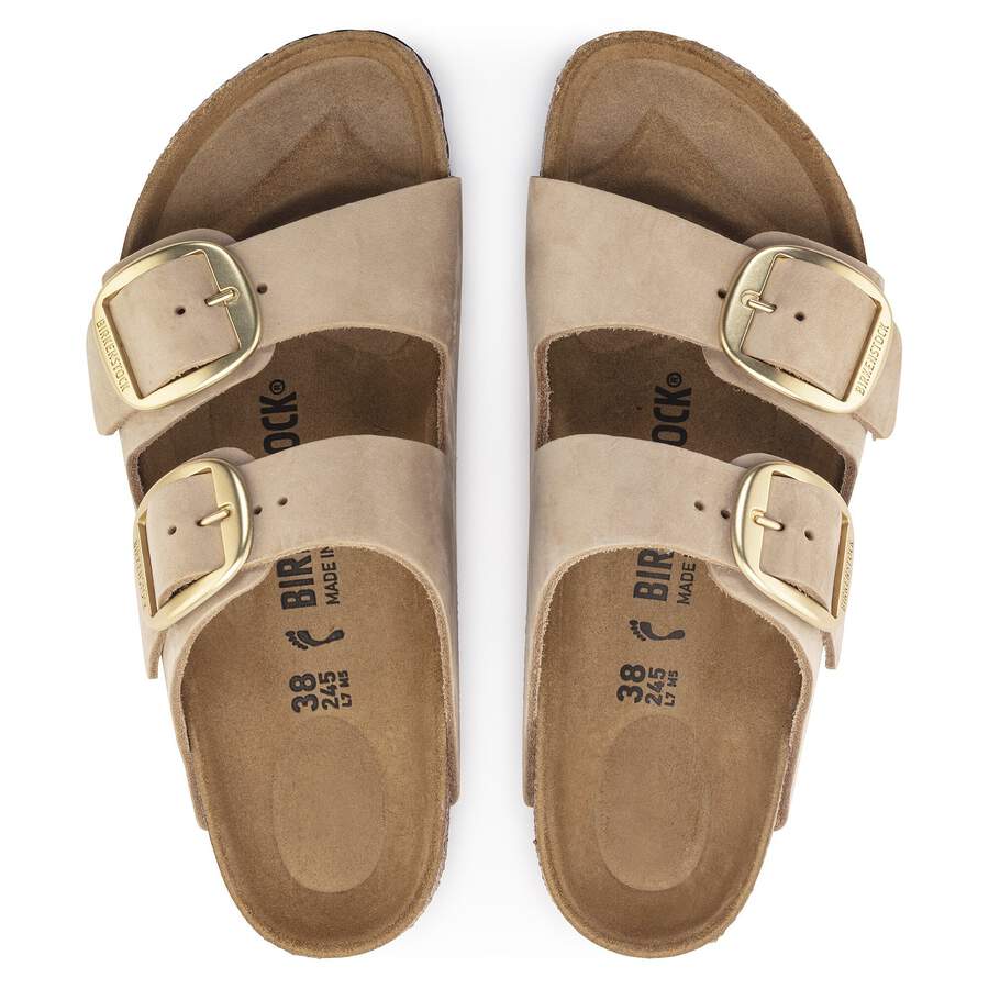Arizona Big Buckle Nubuck Leather - Sandcastle