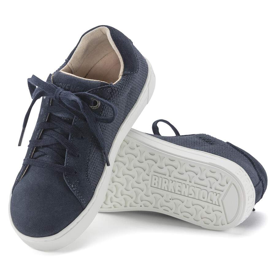 Porto Kids Suede Leather/Textile - Midnight Blue