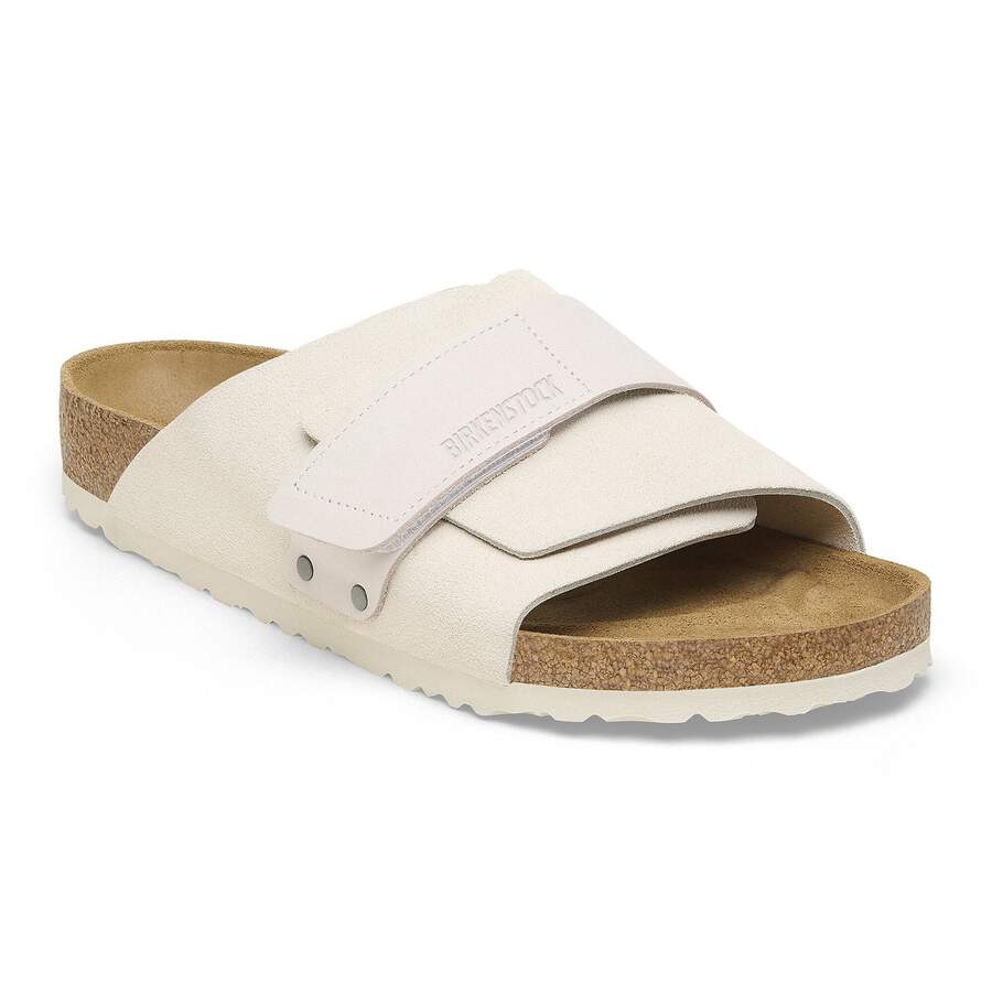 Kyoto Nubuck Leather/Suede - Antique White