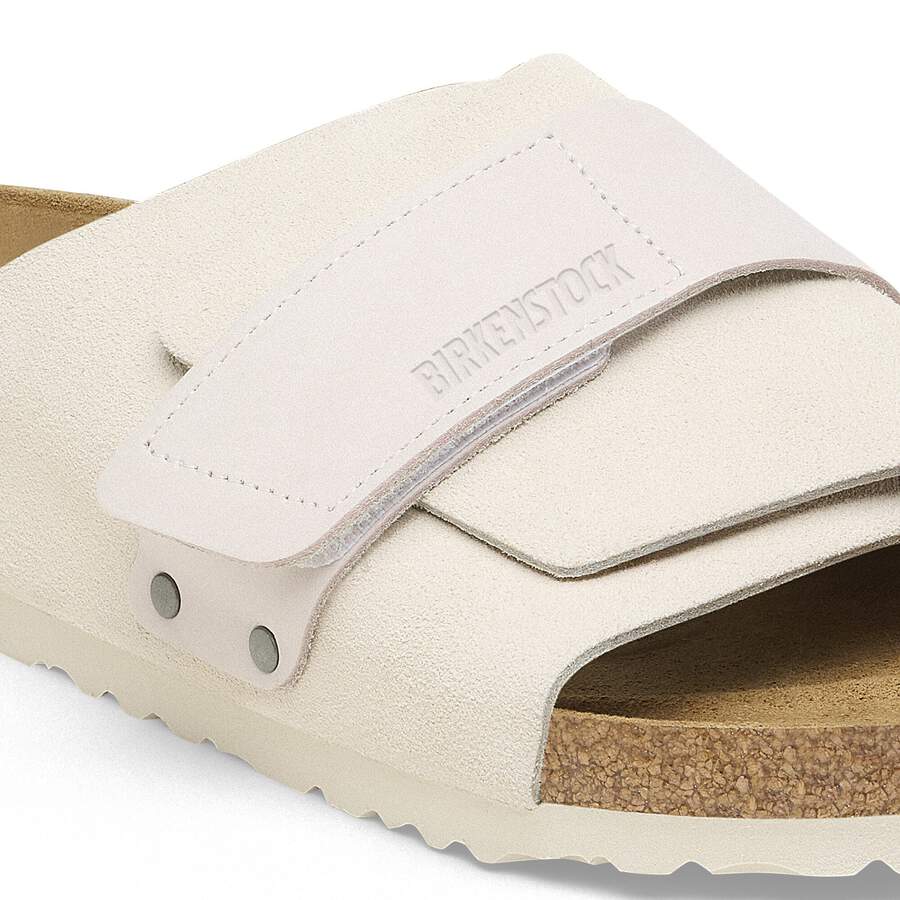 Kyoto Nubuck Leather/Suede - Antique White