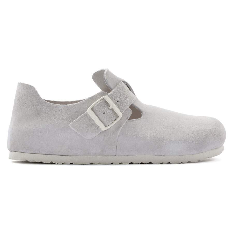 London Suede Leather - Antique White