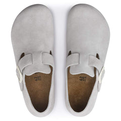 London Suede Leather - Antique White