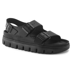 Milano Chunky Natural Leather - Black