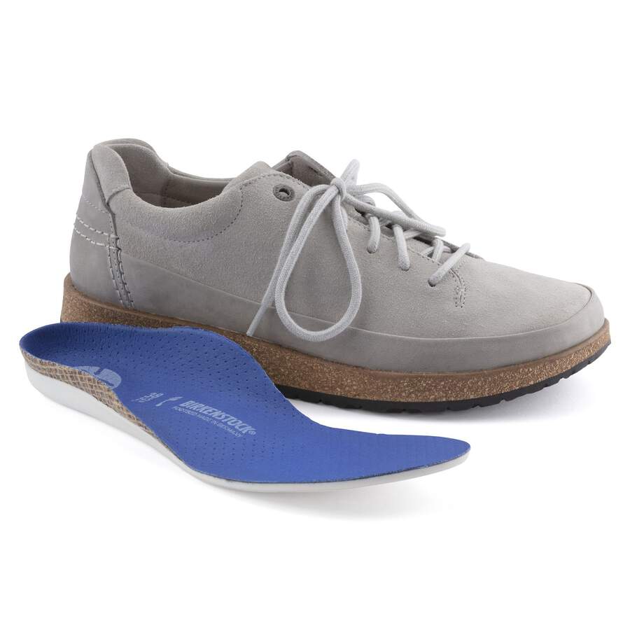 Honnef Low Suede Leather - Whale Gray