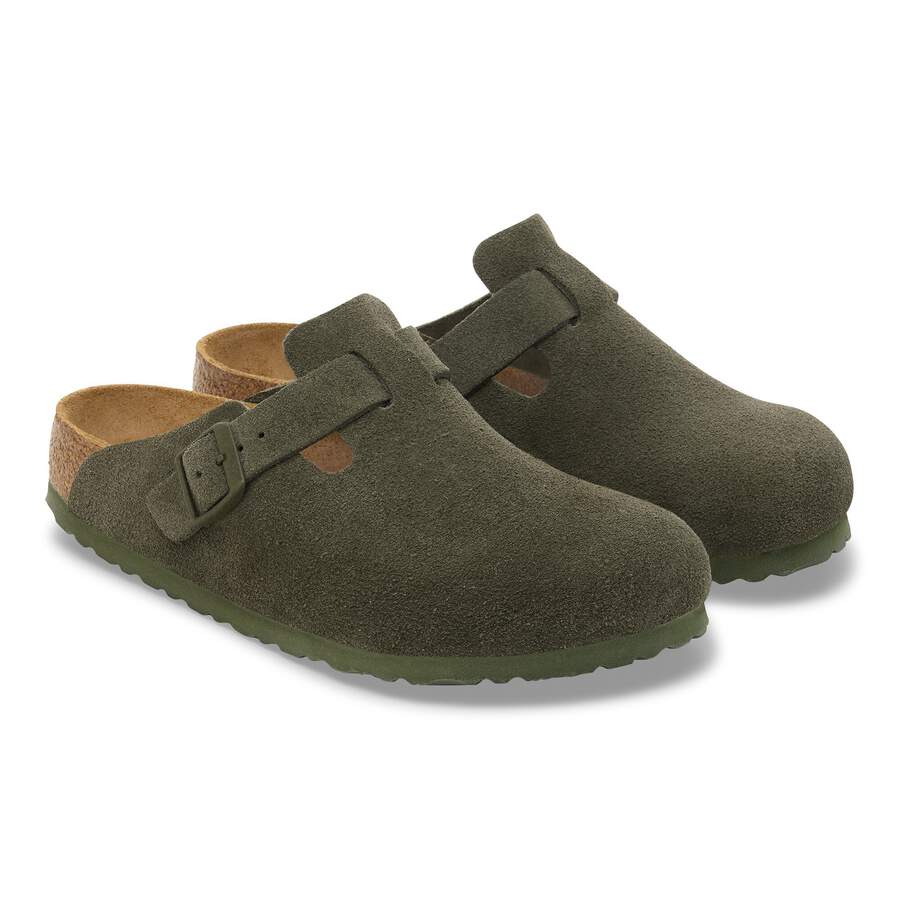 Boston Suede Leather - Thyme