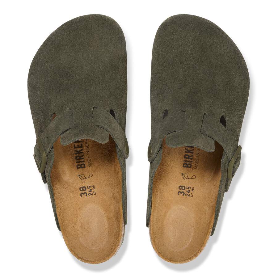 Boston Suede Leather - Thyme