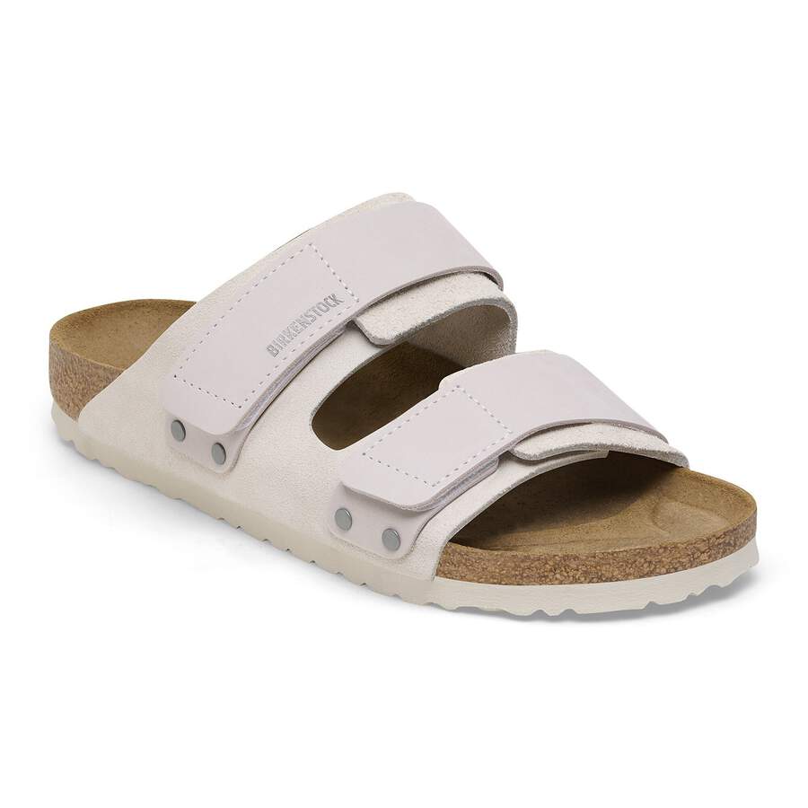 Uji Nubuck Leather/Suede - Antique White