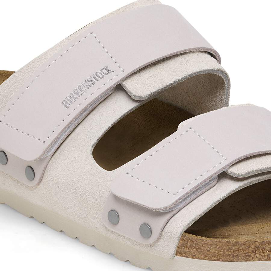 Uji Nubuck Leather/Suede - Antique White
