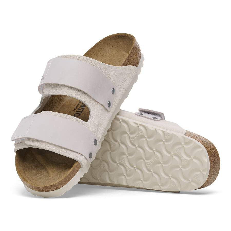 Uji Nubuck Leather/Suede - Antique White