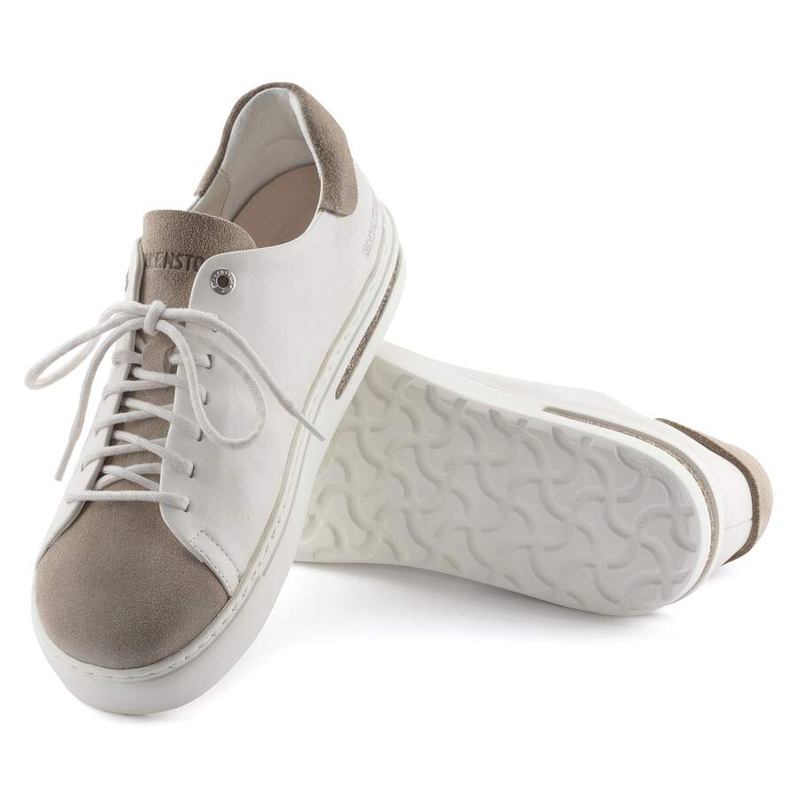 Bend Low Decon Pop Natural Leather Nubuck - Taupe/Eggshell