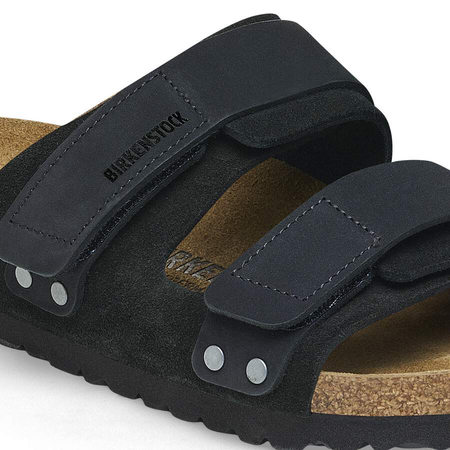 Uji Nubuck Leather/Suede - Black