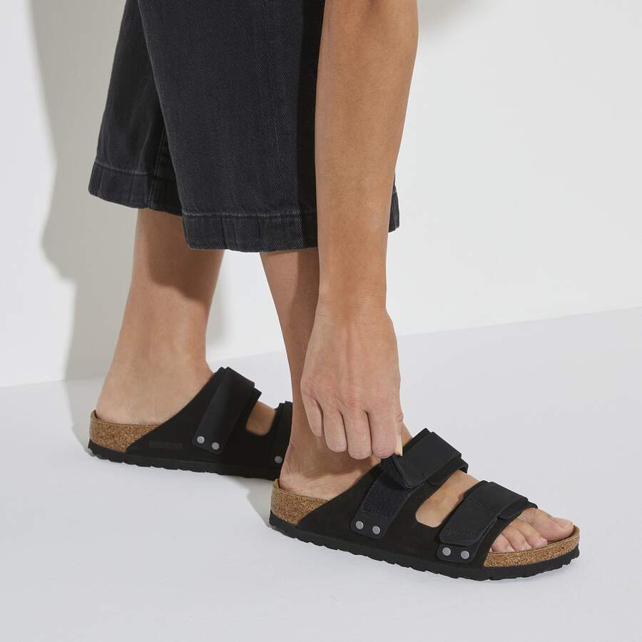 Uji Nubuck Leather/Suede - Black