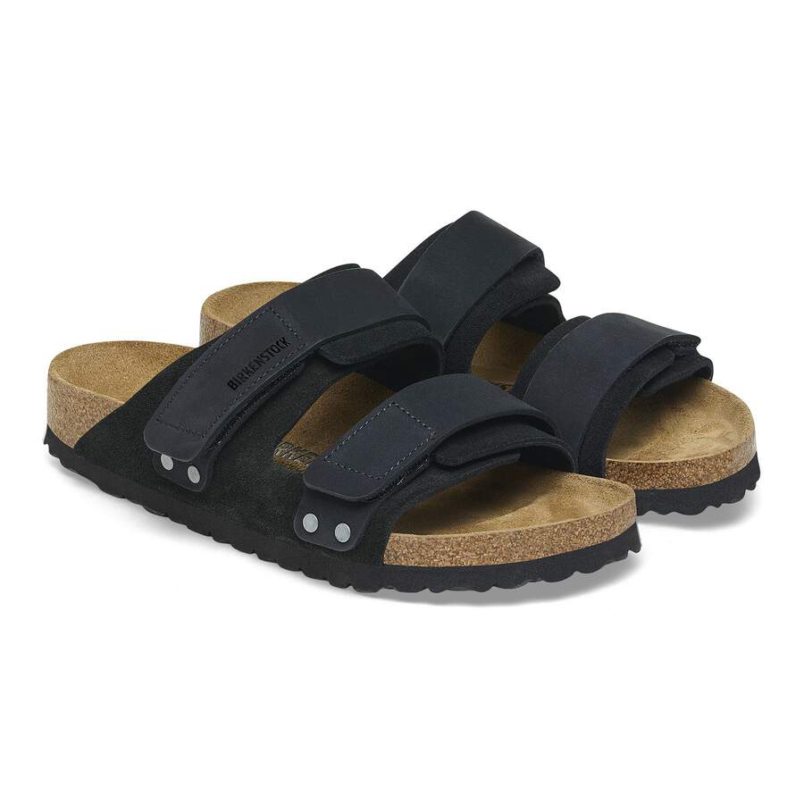 Uji Nubuck Leather/Suede - Black