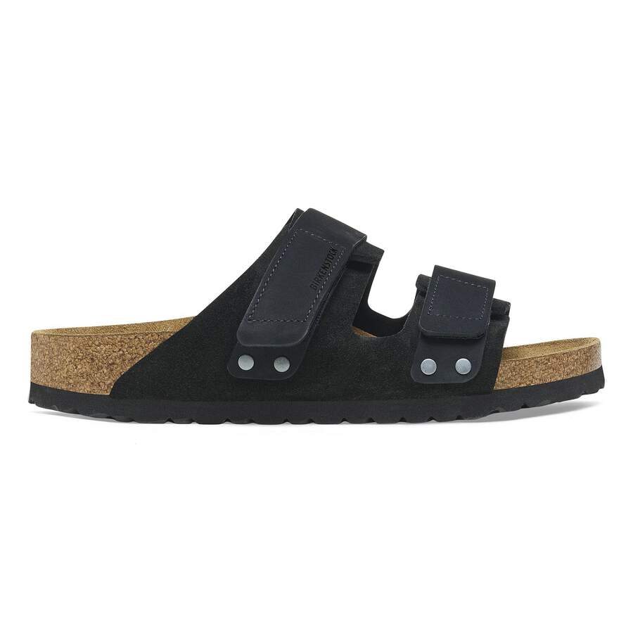 Uji Nubuck Leather/Suede - Black