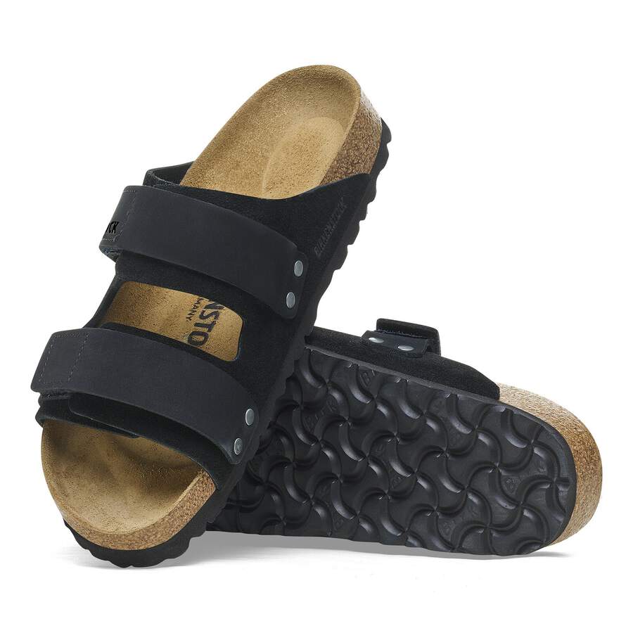 Uji Nubuck Leather/Suede - Black