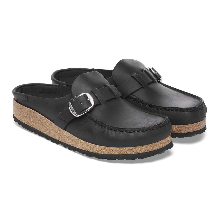 Buckley Natural Leather Oiled - Black