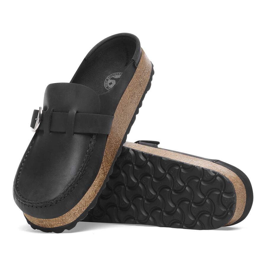Buckley Natural Leather Oiled - Black