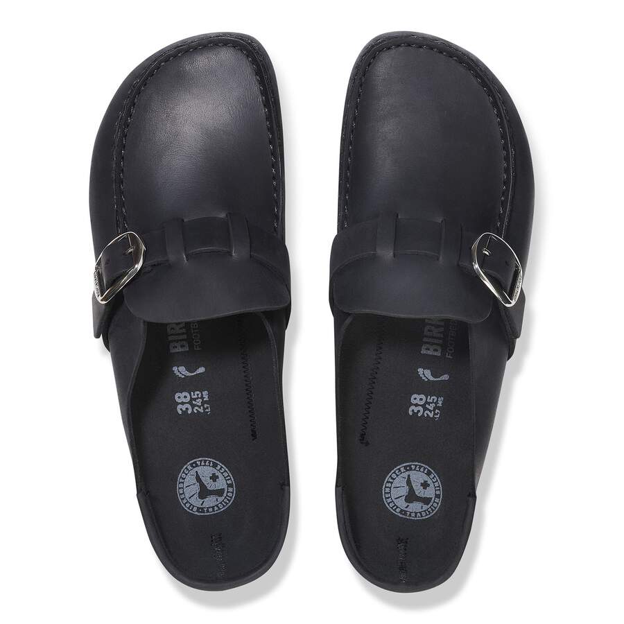Buckley Natural Leather Oiled - Black