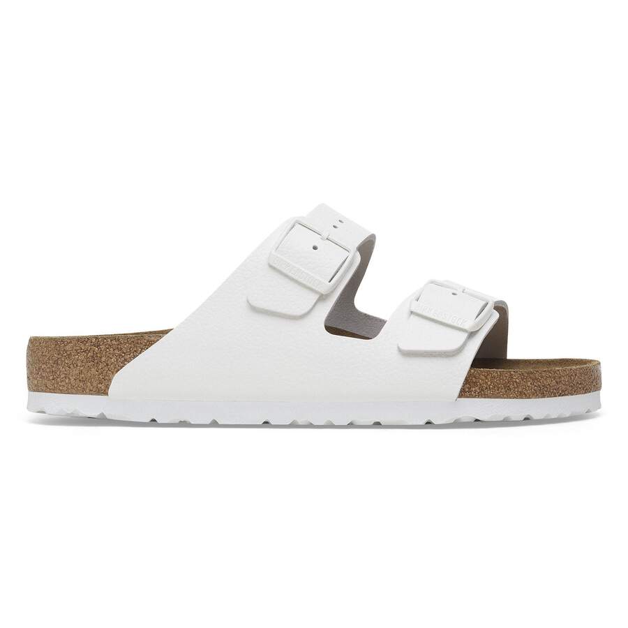 Arizona Soft Footbed Natural Leather - White