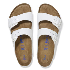 Arizona Soft Footbed Natural Leather - White