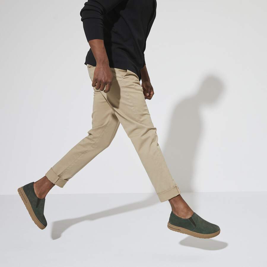 Oswego Suede Leather - Thyme