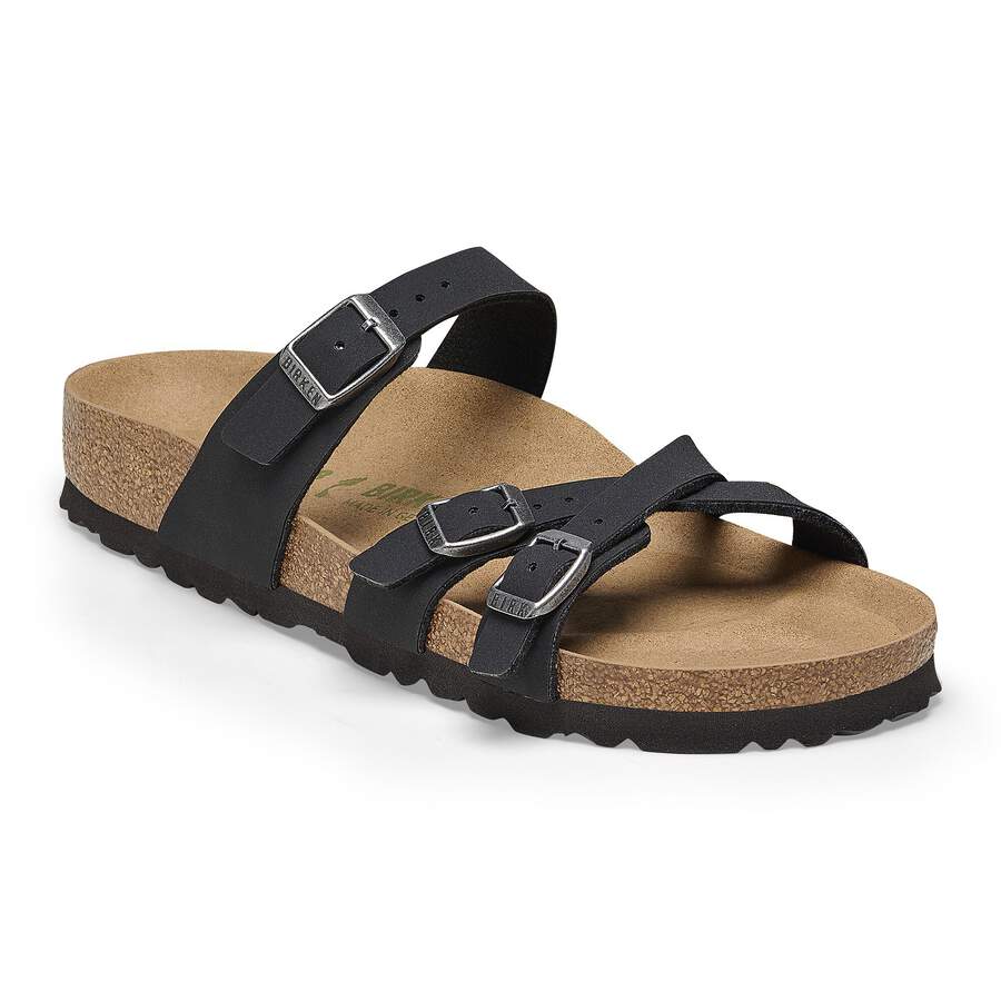 Franca Birko-Flor Nubuck - Black