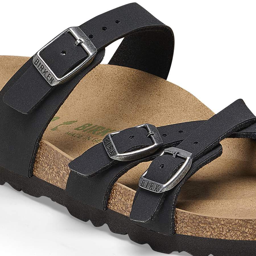 Franca Birko-Flor Nubuck - Black