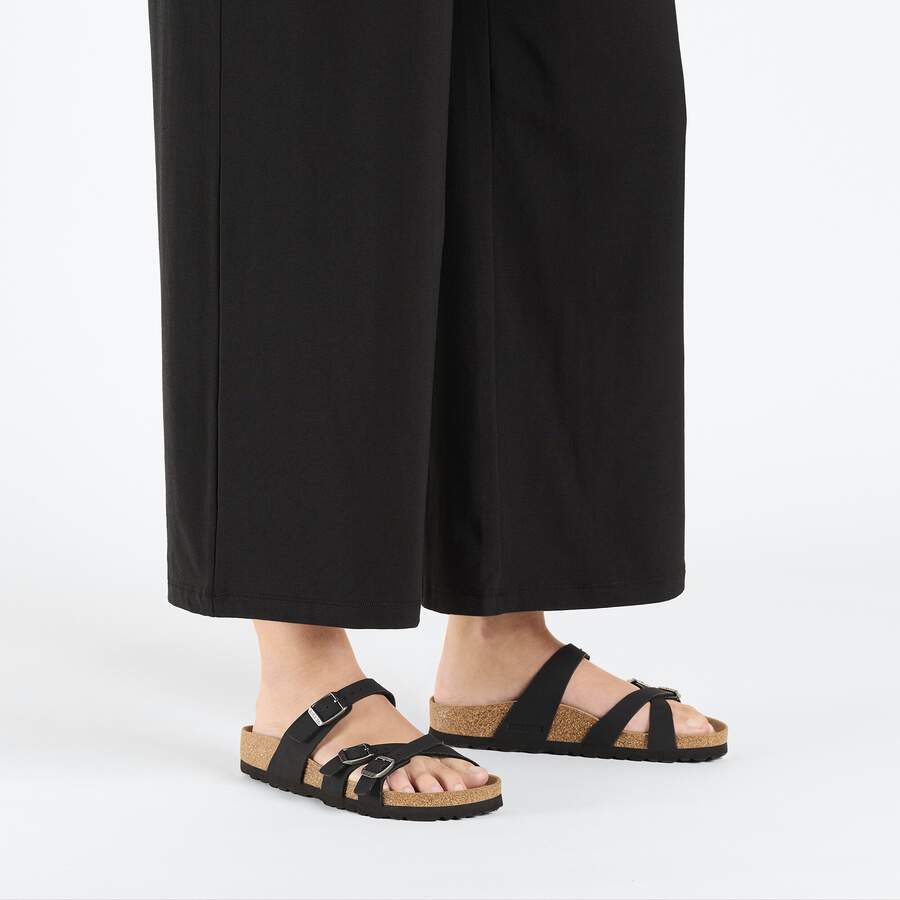 Franca Birko-Flor Nubuck - Black