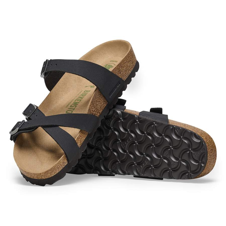 Franca Birko-Flor Nubuck - Black