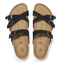 Franca Birko-Flor Nubuck - Black