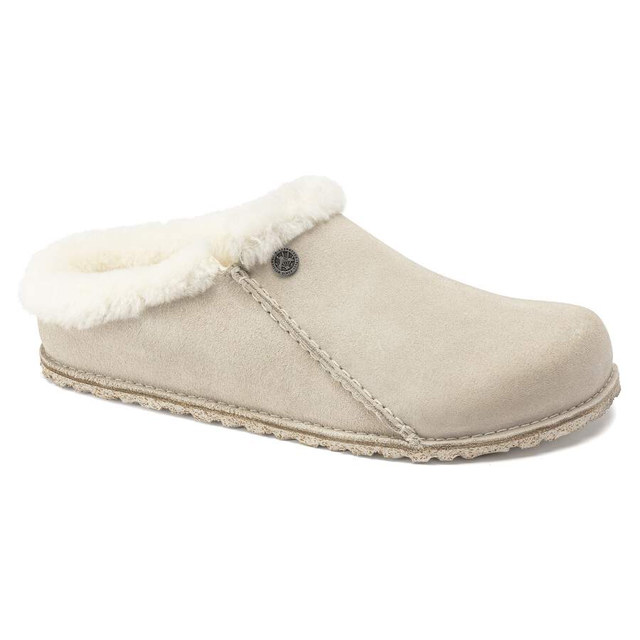 Zermatt Premium Suede Leather - Antique White