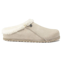 Zermatt Premium Suede Leather - Antique White