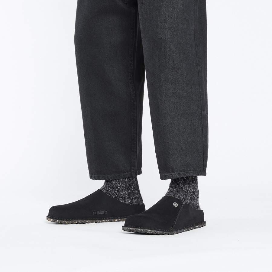 Zermatt Premium Suede Leather - Black